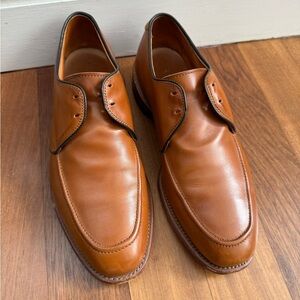 Allen Edmonds Slayton 8.5D Tan Leather Oxfords VERY GOOD